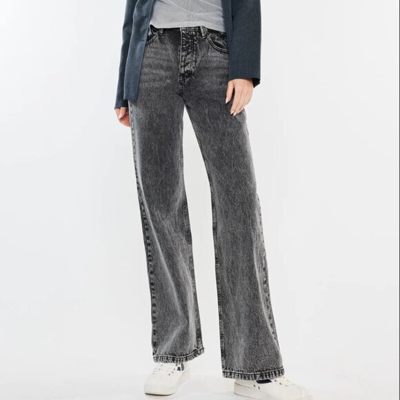 Kancan Raila Ultra High Rise 90's Flare Jeans Womens‎ 30 (Fits 31x32.5) Denim - Picture 1 of 14